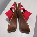 Italian Shoemakers  Red Wedge Slip On Sandals - Size 10 Photo 5