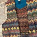 Longhorn Niver Western Wear Vest Cowgirl Medium Southwestern Aztec Lined Vintage Photo 5