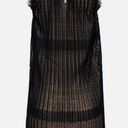 Alexis - Becca Sleeveless Plisse Lace Minidress, Black Photo 3