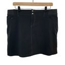 Kuhl  Strattus Skort Skirt In Black Pocketed Lightweight Ripstop Air Soft Size 12 Photo 4