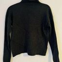 Tahari  Sport Ribbed Sweatshirt Pullover Women Size XS Black And Green NWOT Photo 0