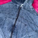 Harper cropped Jean zip up jacket Photo 0