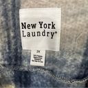 New York Laundry  Women 2XL Shacket plaid lightweight oversize layering lagenlook Photo 9