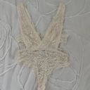 Forever 21 Cream Lace Bodysuit Photo 0