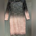 Onyx  night, 10 long sleeve dress with mauve, pink and black ombre Photo 3