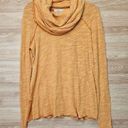 Free People Movement Free People Beach Cocoon Cowl Neck Two-toned Marigold Oversized Top Size Small Photo 0