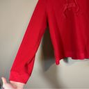 Nike ✨  Women’s Red Fleece Hoodie Large Photo 3