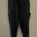 Cuddl Duds  Black Joggers with Pockets- Small Photo 0