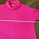 Lou & grey  Wool Alpaca Blend Barbie Pink Fuzzy Turtleneck Sweater ~ Size S Photo 10