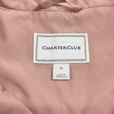 Charter Club M //  NWT Pink Stand Up Collar Zip Up Quilted Vest Photo 8