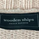 Wooden Ships  Caprice Angel Knit Sweater Pink Sapphire Mohair Wool Slouchy Medium Photo 5