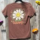 Full Tilt  Brown Graphic Tee Photo 3