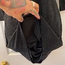Trixxi Black Metallic NWT Bodycon Long Sleeve Short Dress Photo 2