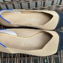 Rothy's  The Point Size 9 camel  Black CapToe Pointed Shoes, Preowned Photo 1