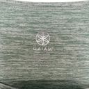 Gaiam Heather Green Long Sleeve Yoga Top Photo 2