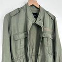 Rails  Sahara Utility Jacket Button Front Lyocell Linen in Sage Green Women's S Photo 3