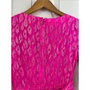 Lilly Pulitzer  Darlah Metallic Leopard Silk Dress Size 0 Pink Gold EUC Photo 9