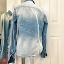 American Eagle AEO Light Wash Denim Shirt Photo 3