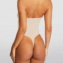 SKIMS NEW  Seamless Sculpt Strapless Thong Bodysuit Sand Size S Photo 1