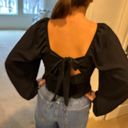 Altar'd State Black Blouse Photo 2