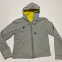 Ecko Red Ecko Unlimited‎ Y2K Reversible Full Zip Hoodie Yellow/Gray Womens Size Small Photo 2