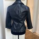 BCBGMAXAZRIA  Black Leather Jacket Size Small Photo 1