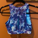 Peloton NWT  BLUE MOVES HIGH NECK SPORTS BRA Photo 4