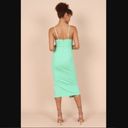 Petal and Pup  Zahra Green Midi Side Slit Dress 8 Photo 1