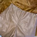 Vince  Brown Leather High Waist Shorts Photo 5