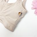 Anthropologie All Fenix  Contour Longline Scoop Sports Bra Taupe Photo 11