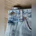 ZARA wide leg high waisted distressed light wash denim jeans Photo 3