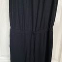 Sundry  Spaghetti Strap Jumpsuit Black Jogger Cuffs Size XS Anthropologie Casual Photo 7