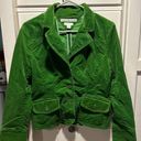 Tommy Hilfiger Green Corduroy Blazer Jacket Photo 0