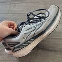 Brooks  Womens Glycerin GTS 19 Grey Lace Up Running Sneakers Size 8 EU 39 Photo 3