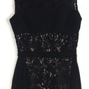 Black Halo  Wyatt Black Lace Embroidered Sheath Midi Dress Size 0 Photo 8