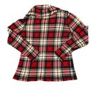 Krass&co Lauren Jeans . Ralph Lauren Red Plaid Holiday Cowl neck Blouse Photo 3