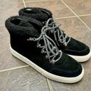 Marc Fisher  Summa High Top Lace Up Sneakers Booties Faux Fur Black 11 Photo 13