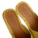 Krass&co Artemis Design . Raffia Babouche Yellow Flats Mules Slides Size 7 Photo 6