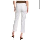 7 For All Mankind  High Waist Cropped White Straight Button Fly Jean Size 28 Photo 1