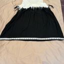 Olive & Oak  gorgeous NWOT white grey black fringed sleeveless dress Photo 6