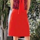 CAbi  Fiery A-Line Ponte Skirt Sakura Red Photo 0