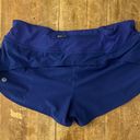 Lululemon Blue Speed Up Shorts Photo 1