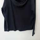 Zyia [ Active] Black Quilted Combo Pullover Hoodie Sweatshirt Size Large L Photo 8