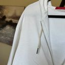 n:philanthropy N philantrophy white hooded long zip up oversized distressed hem size XS Photo 4