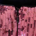 NBD X by  Cindy Strappy Allover Sequin Cutout Mini Dress in Pink Photo 5