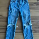 Abercrombie & Fitch Abercombie & Fitch Ultra High Rise Ankle Straight Jean Photo 1