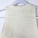 Madewell  Cutaway Sweater Vest in Bright Ivory Size Large NWT Photo 11