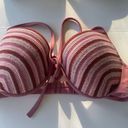 Shade & Shore  Mauve Crochet Bikini Top Size 38C Photo 4