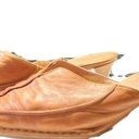 Vera Pelle Authentic Italian leather  slip on heels with stitching Size 8.5 Photo 11