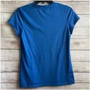 Bcg  Blue‎ v-neck semi fitted fit Shirt size Small activewear top Athletic Photo 3